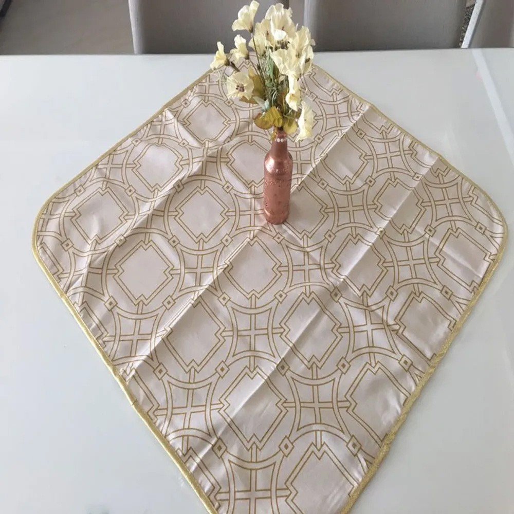 toalha de mesa quadrada karsten esplendor de natal