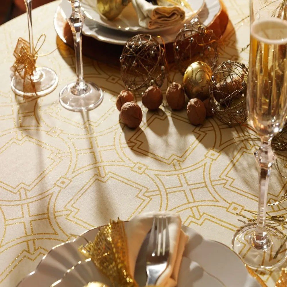 toalha de mesa retangular karsten esplendor de natal zoom