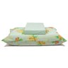 jogo de cama flores verde lencol storm 1