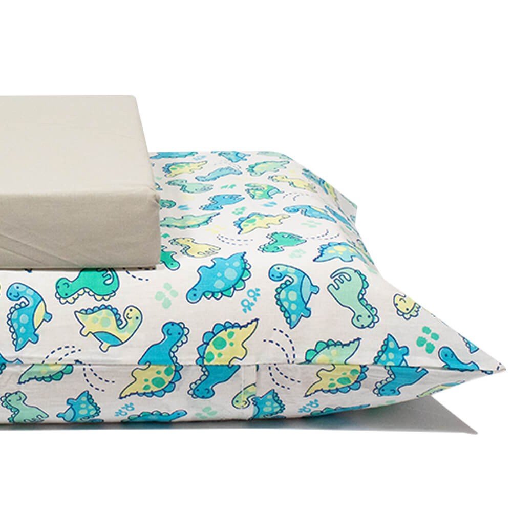 jogo de cama dinossauro lencol cinza 2