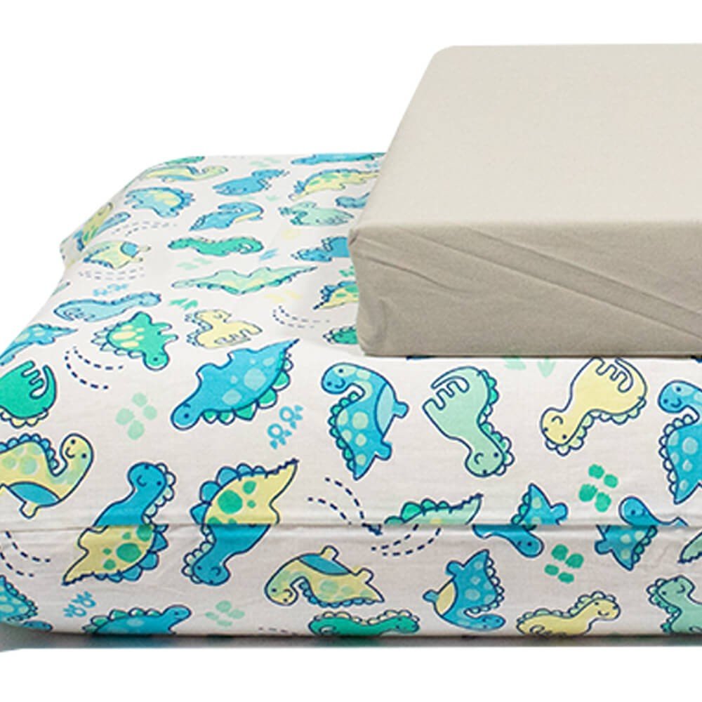 jogo de cama dinossauro lencol cinza 3