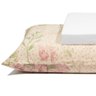 jogo de cama flores bege lencol banco 2