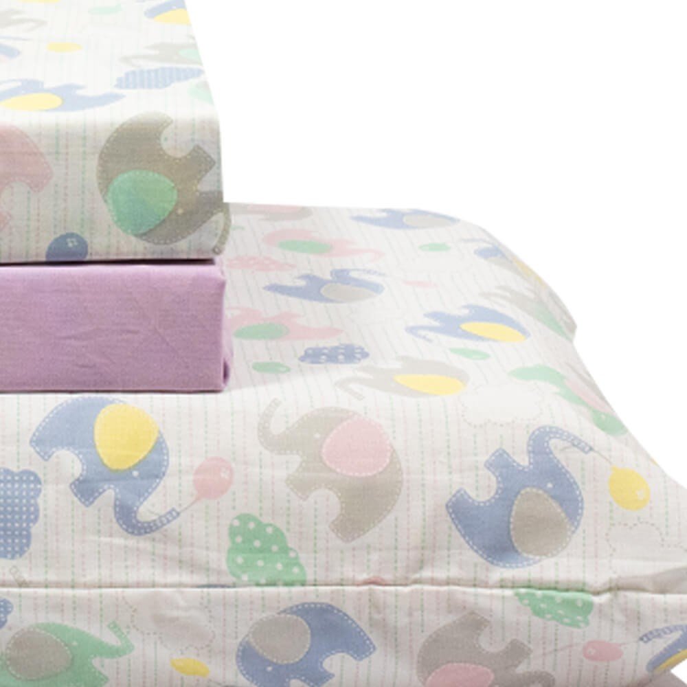 jogo de cama elefante roxo 3