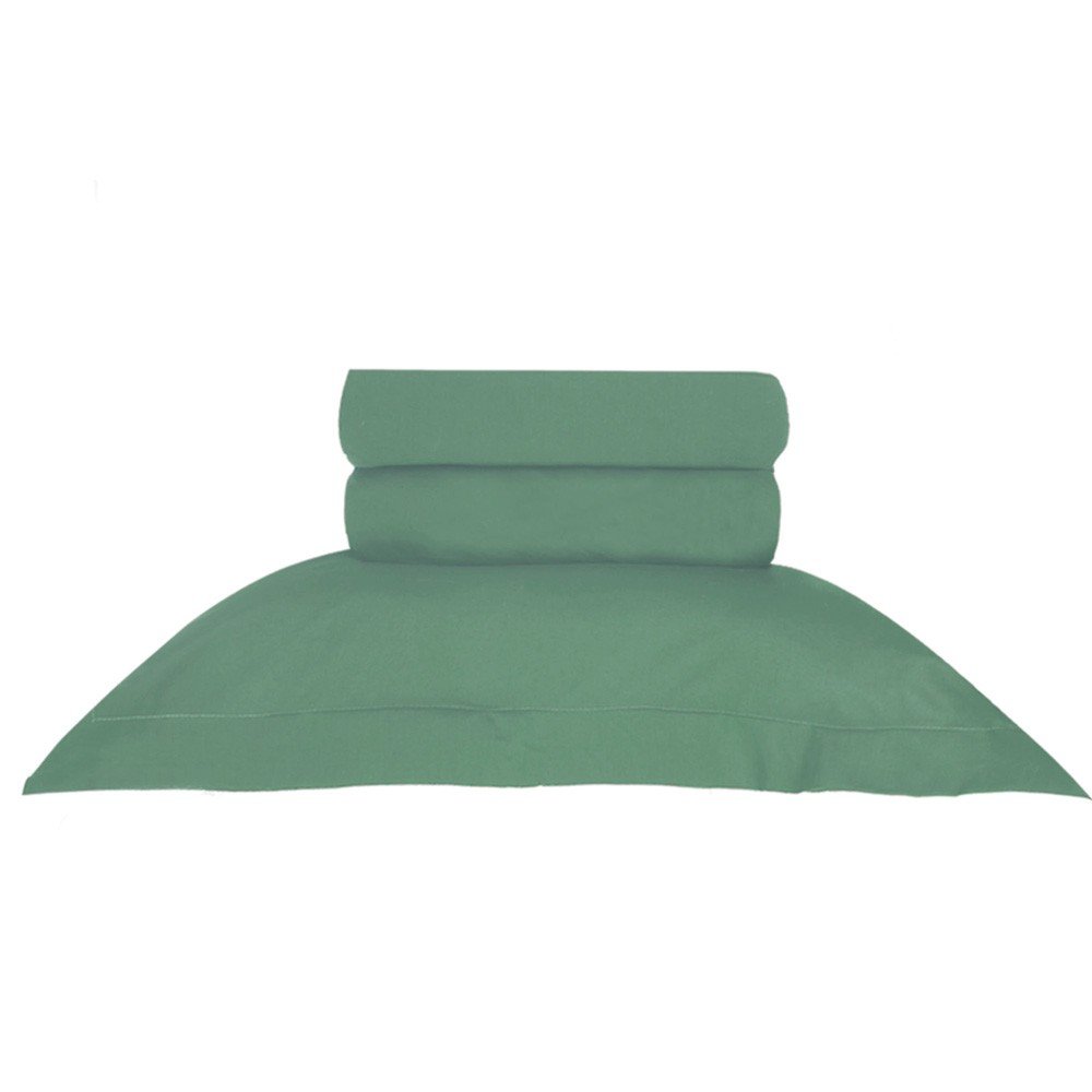 jogo de cama queen verde