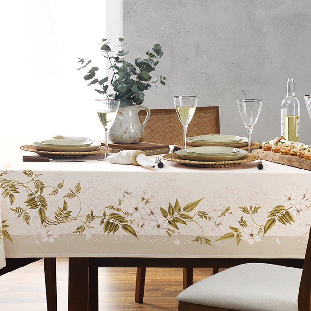 toalha de mesa jasmim