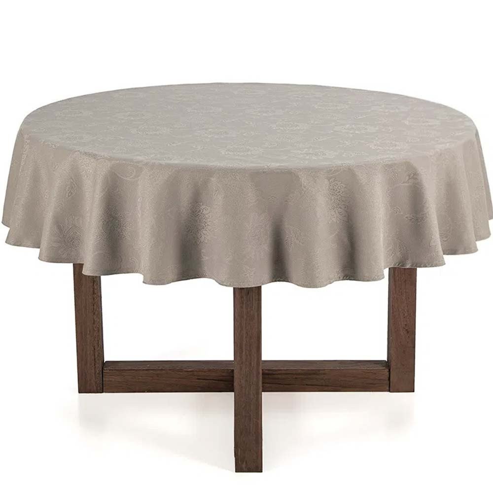 toalha de mesa sienna cam redonda