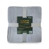 cobertor soft flannel cinza