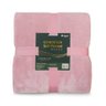 cobertor soft flannel rosa