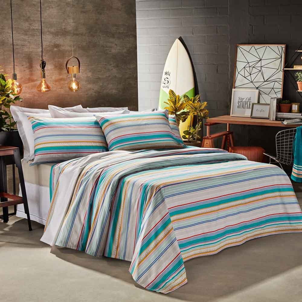 jogo de cama prata venice