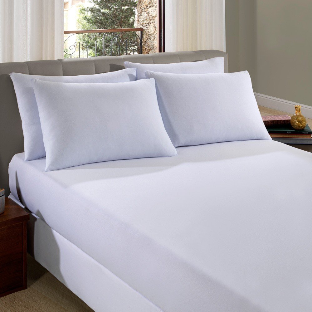 lencol liso branco
