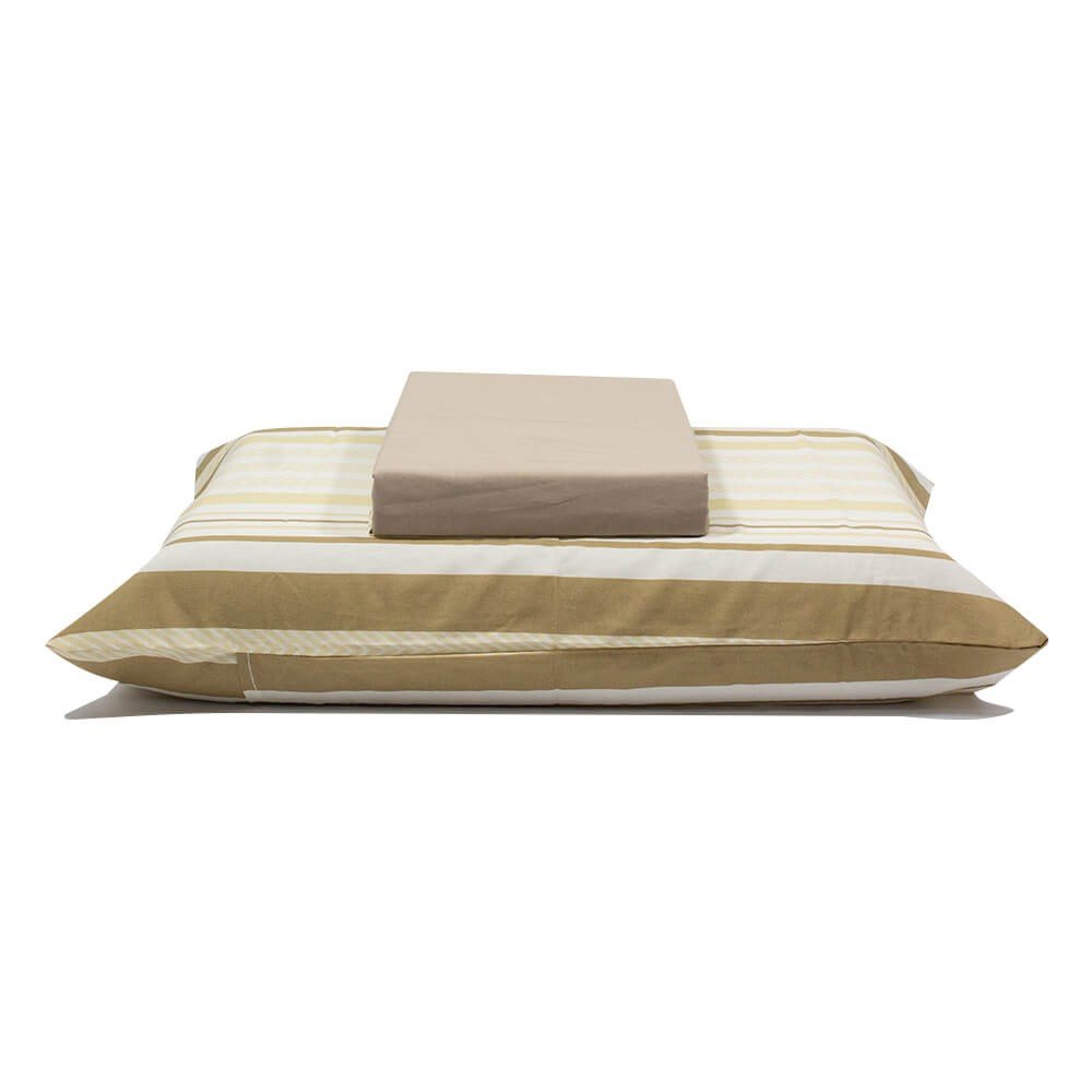 jogo de cama old marrom 1