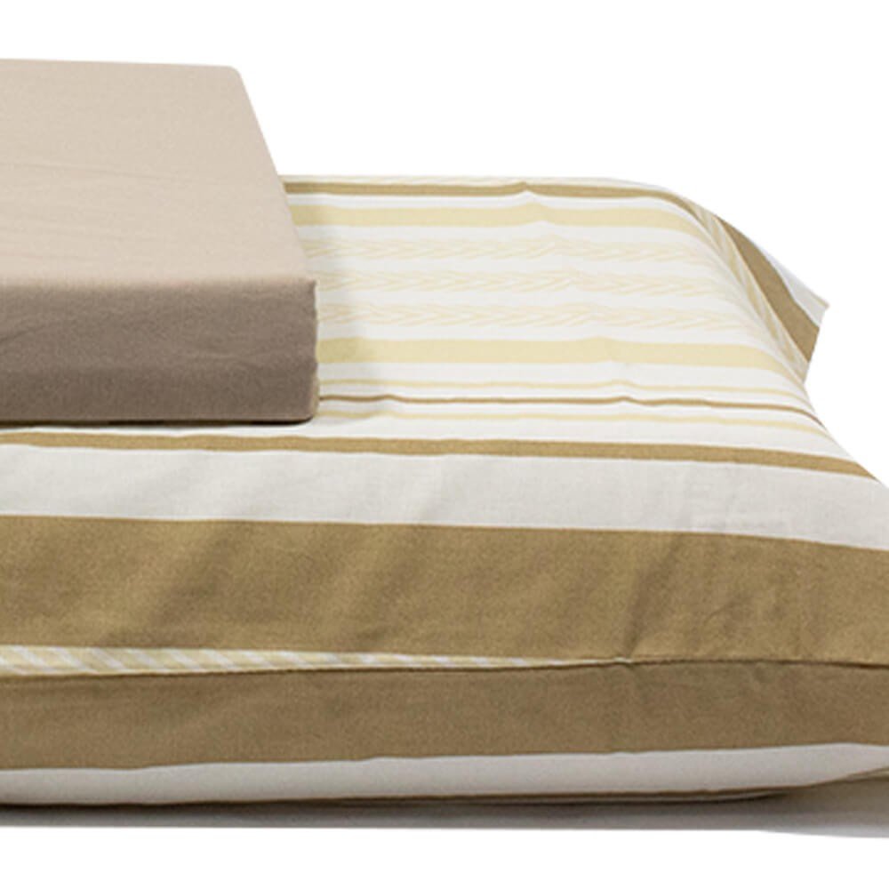 jogo de cama old marrom 3