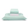 jogo de cama aqua lencol branco 1
