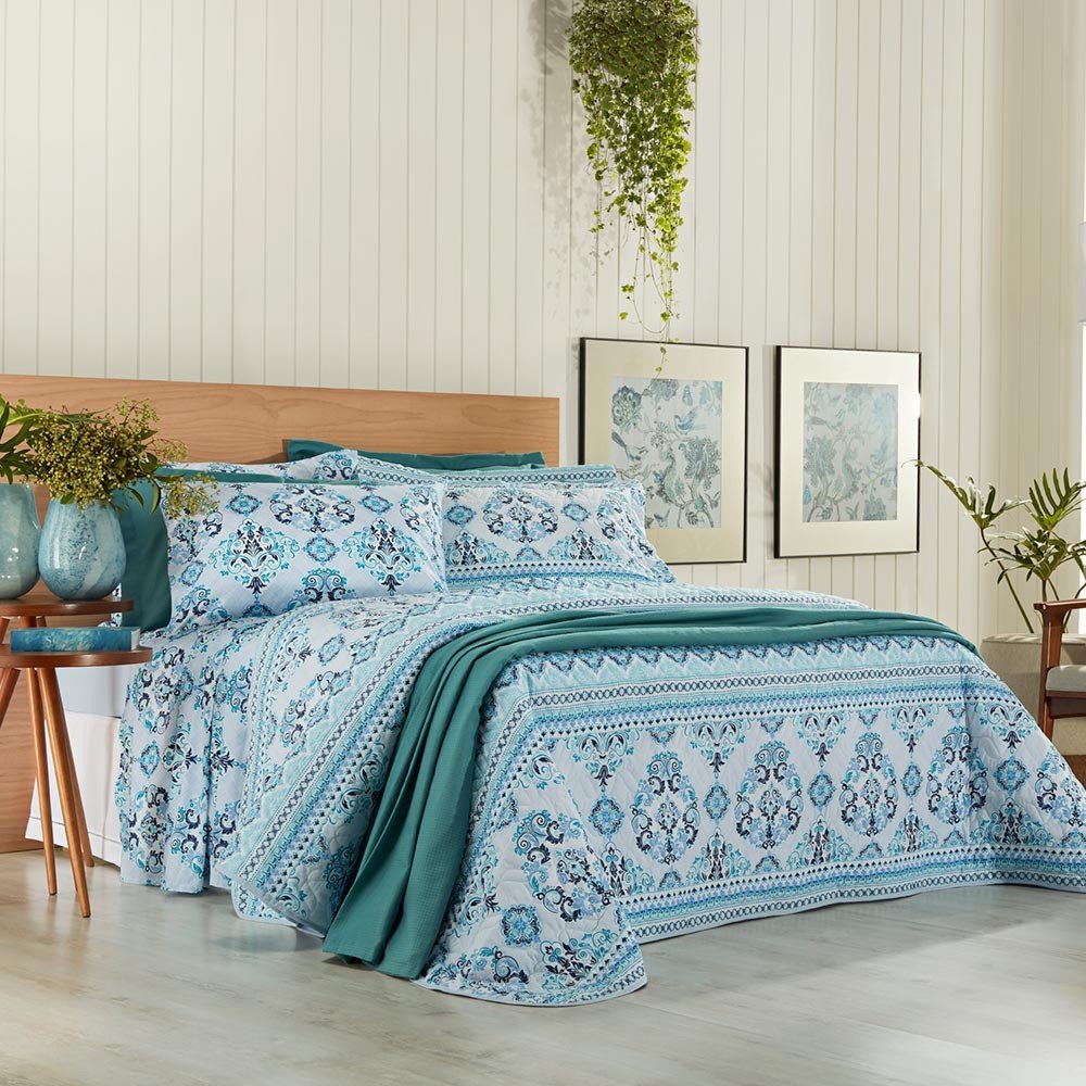 jogo de cama santista prata dalila