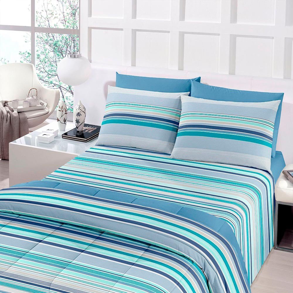 jogo de cama santista queen onam