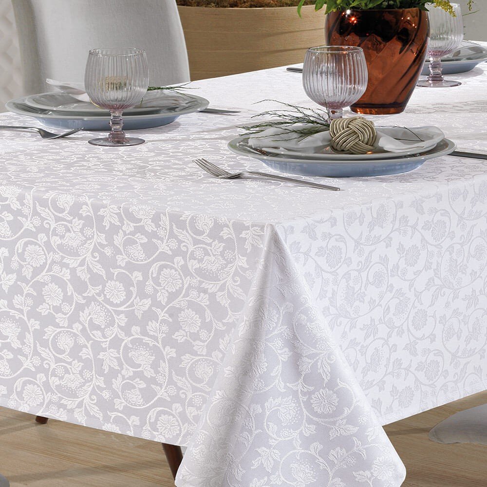 toalha de mesa requinteii retrangular tj 5040 branco zoom