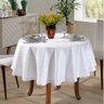 toalha de mesa requinteii redonda tj 5040 branco