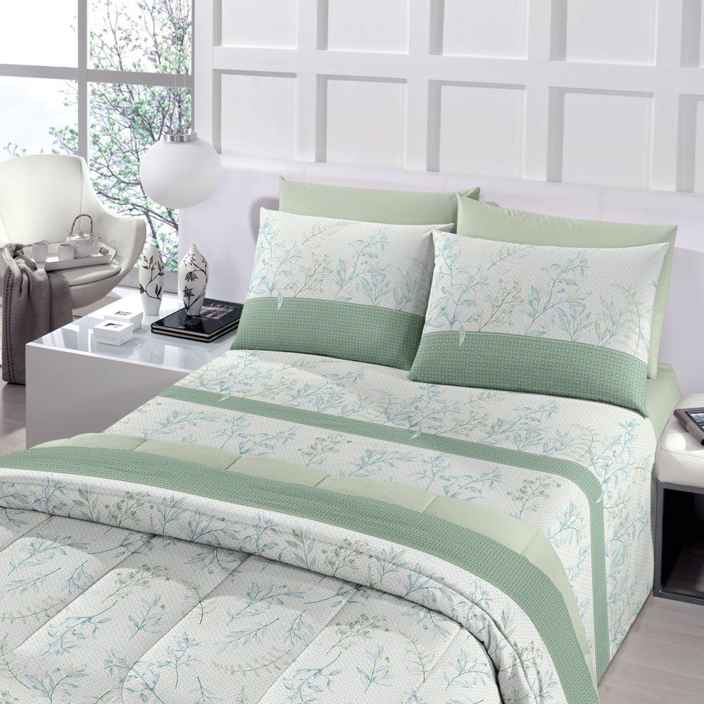 jogo de cama flora