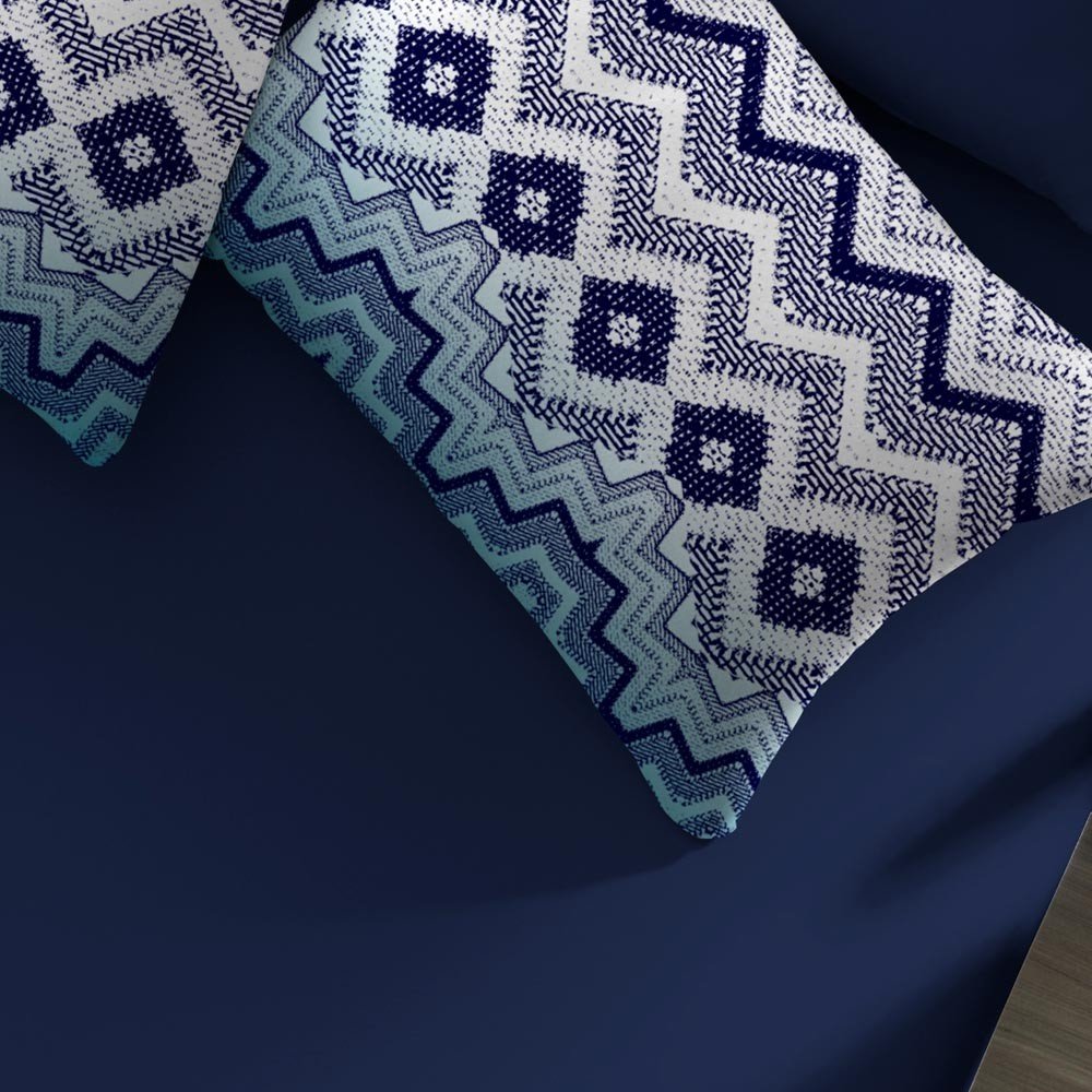 jogo de cama tricot marinho zoom1