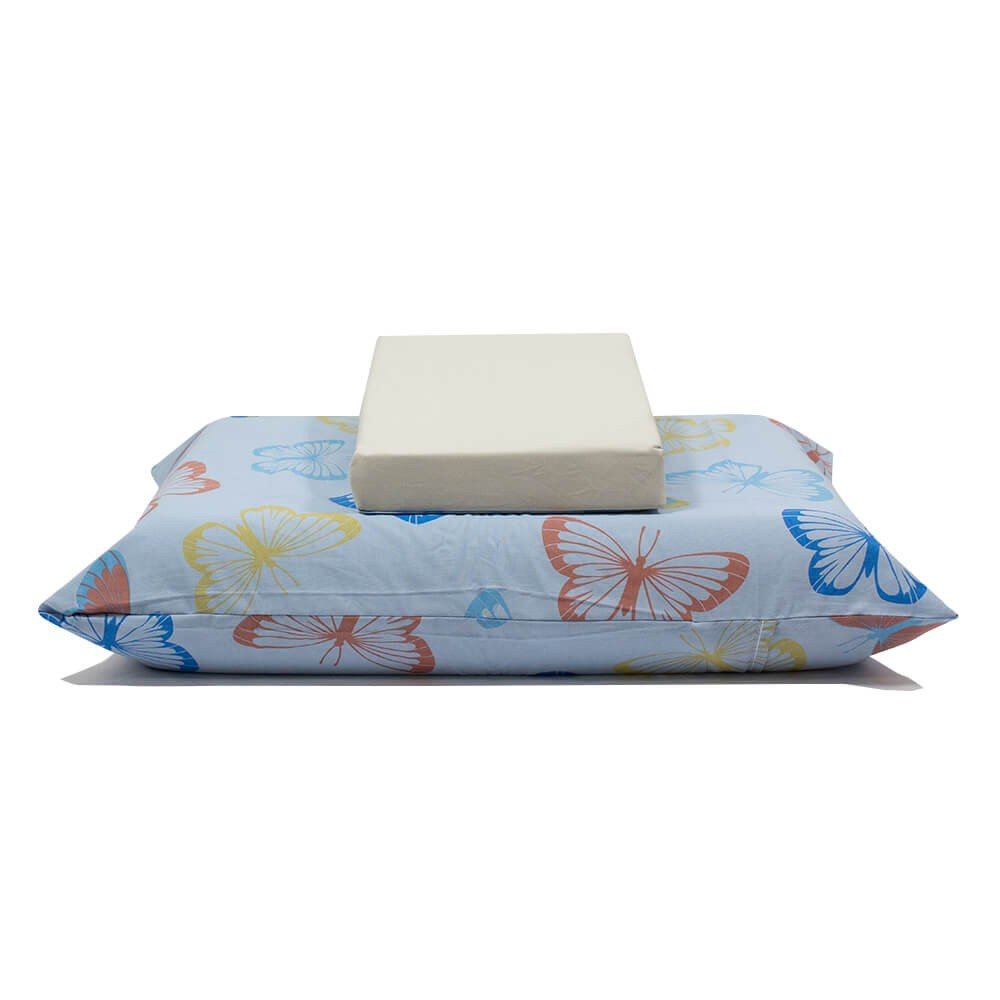 jogo de cama borboleta azul lencol prata 1