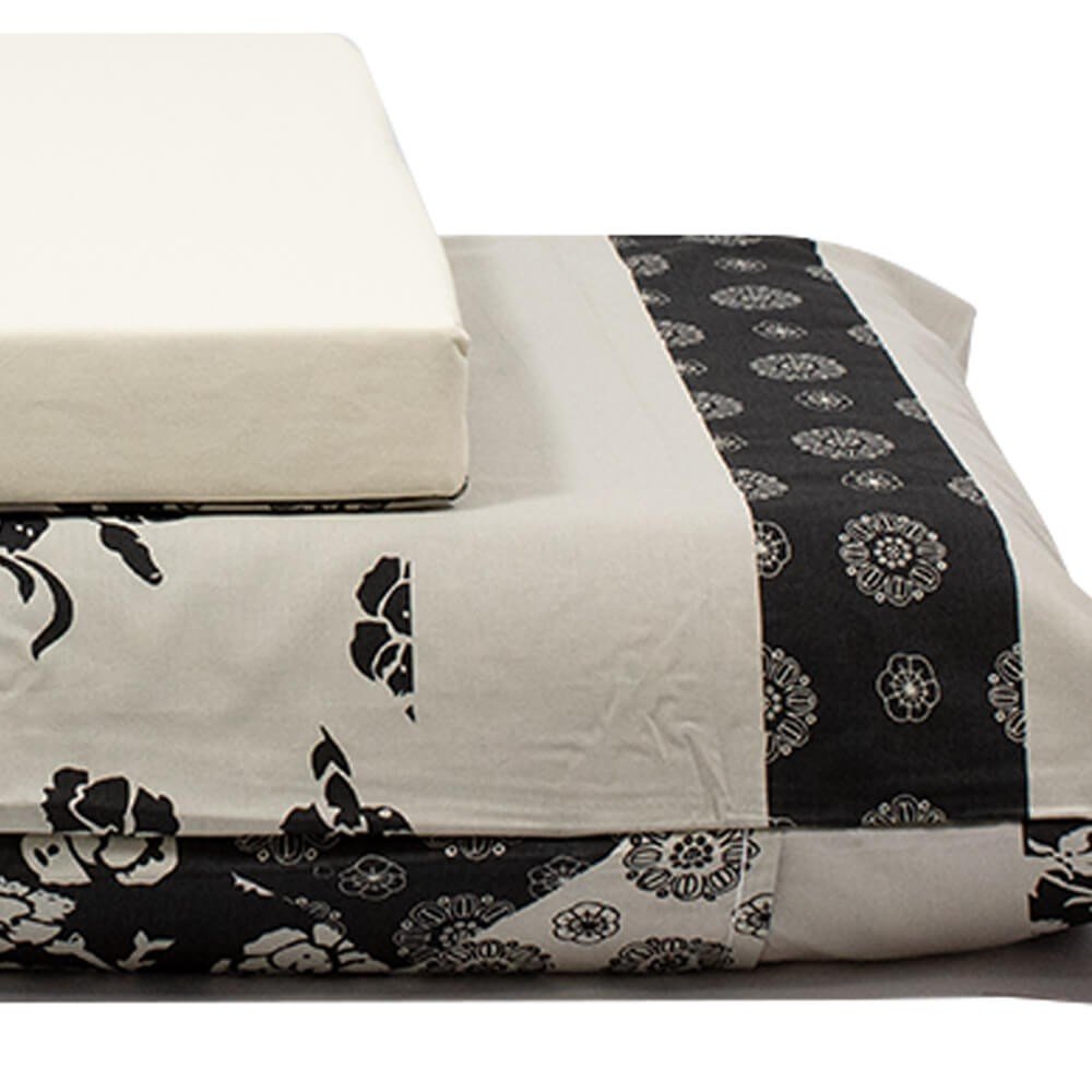jogo de cama mandalas e flores perola 3