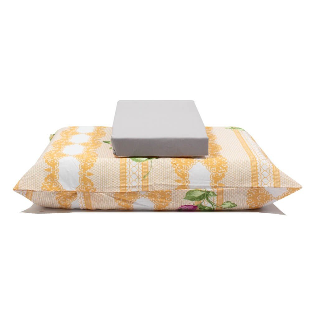 jogo de cama mirra verde cinza 1