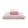 jogo de cama listrado rosa 1
