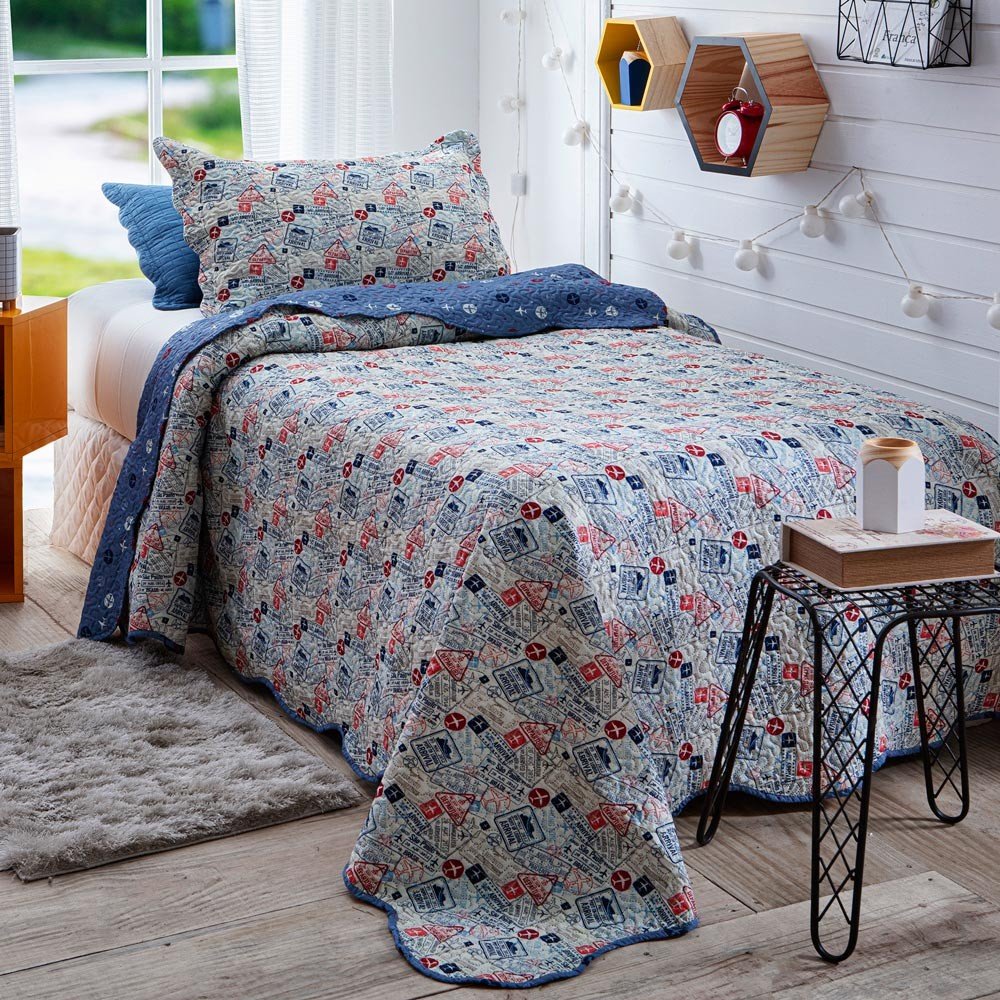colcha paris color art kids mgl4619