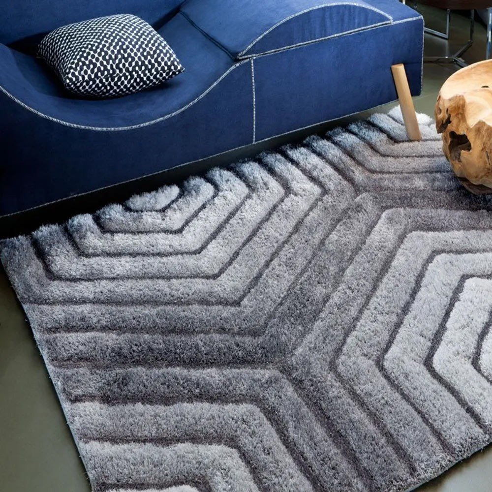 tapete de quarto 3d standal prata