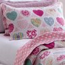 colcha em patchwork rozac teen heart zoom 1