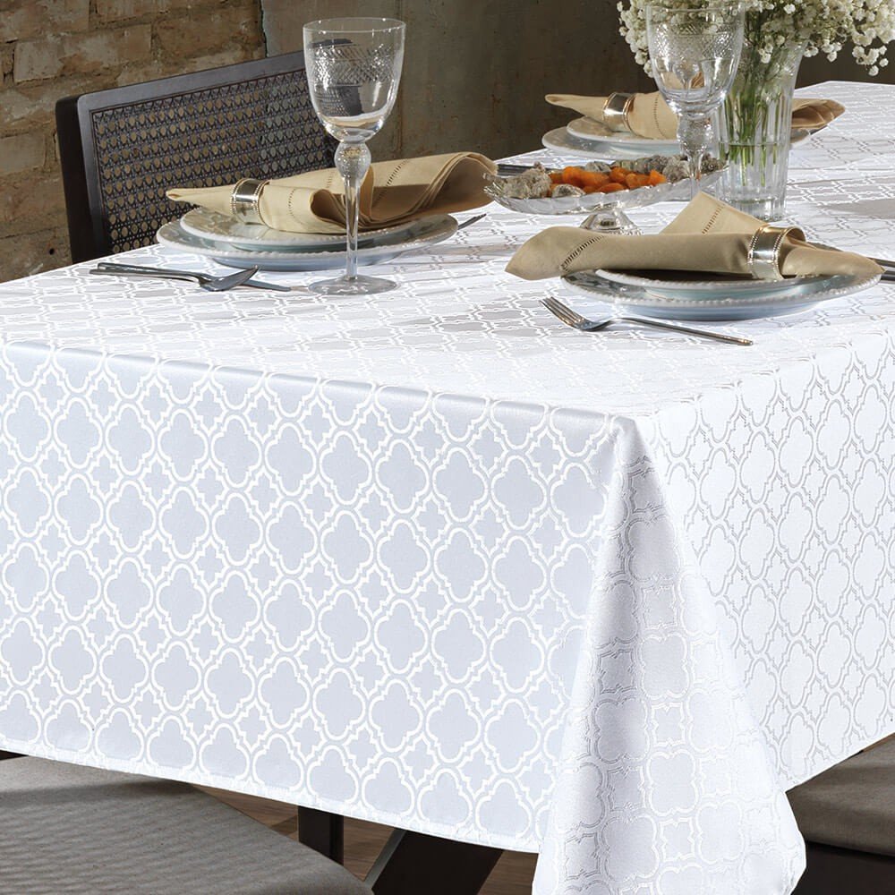 toalha de mesa requintei retangular tj 4667 branco zoom