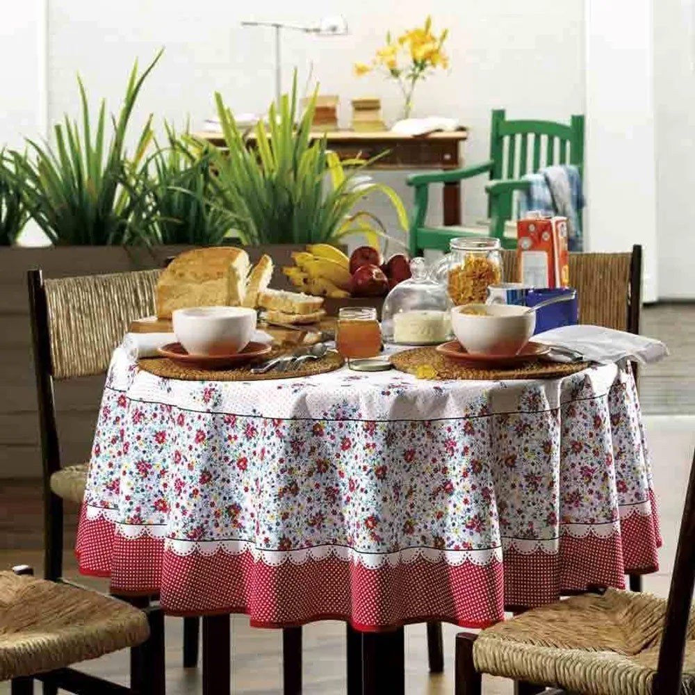 toalha de mesa quadrada karsten cora