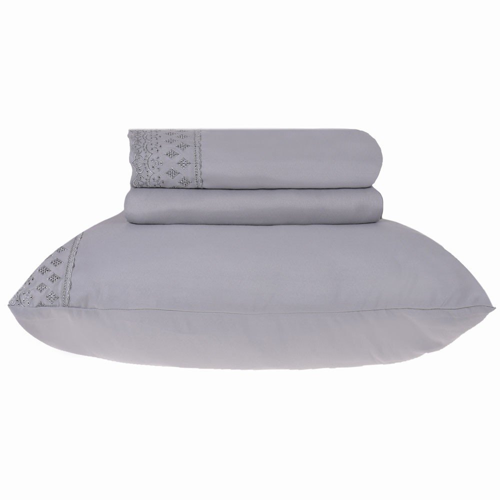 jogo de cama microfibra benecasa concreto3
