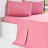 jogo de cama microfibra benecasa mauve
