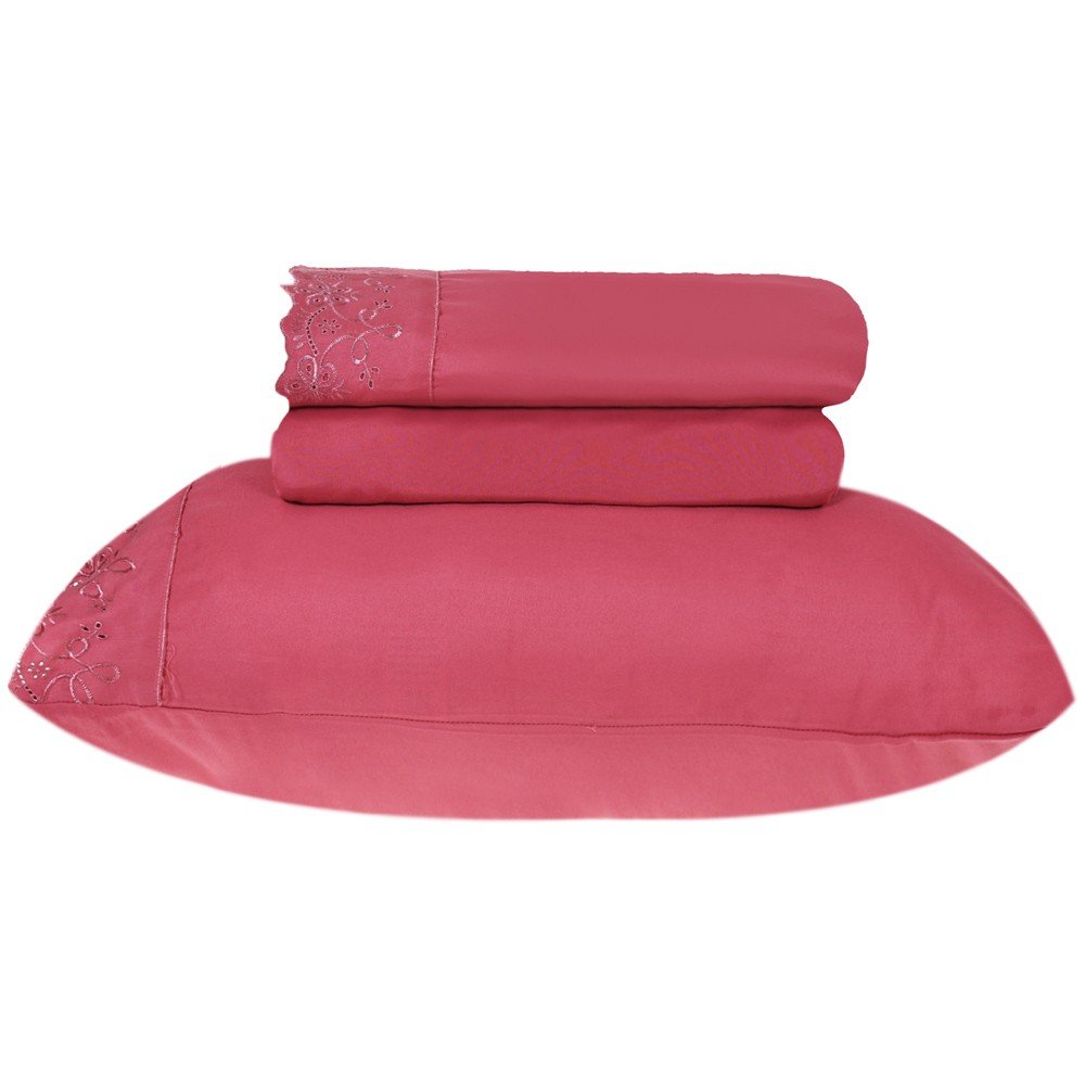 jogo de cama microfibra benecasa mauve4