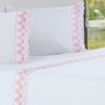 jogo de cama microfibra benecasa branco com rosa1