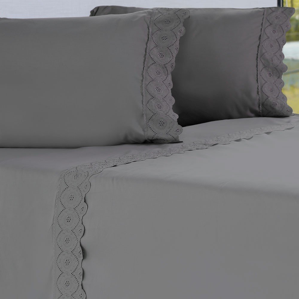 jogo de cama microfibra benecasa cascalho1