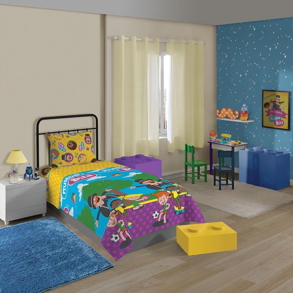 jogo de cama mundo bita