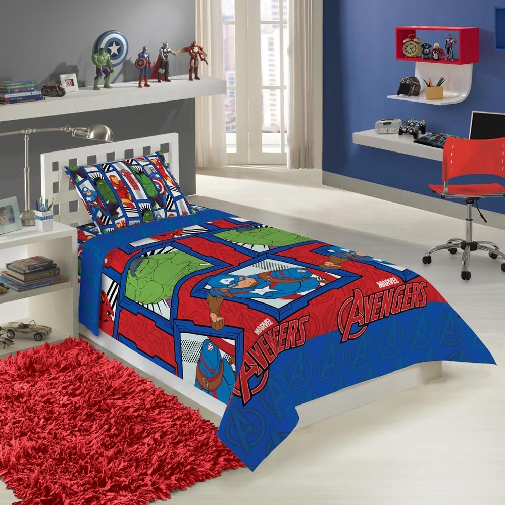jogo de cama avengers