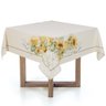 toalha de mesa flor do sol quadrada