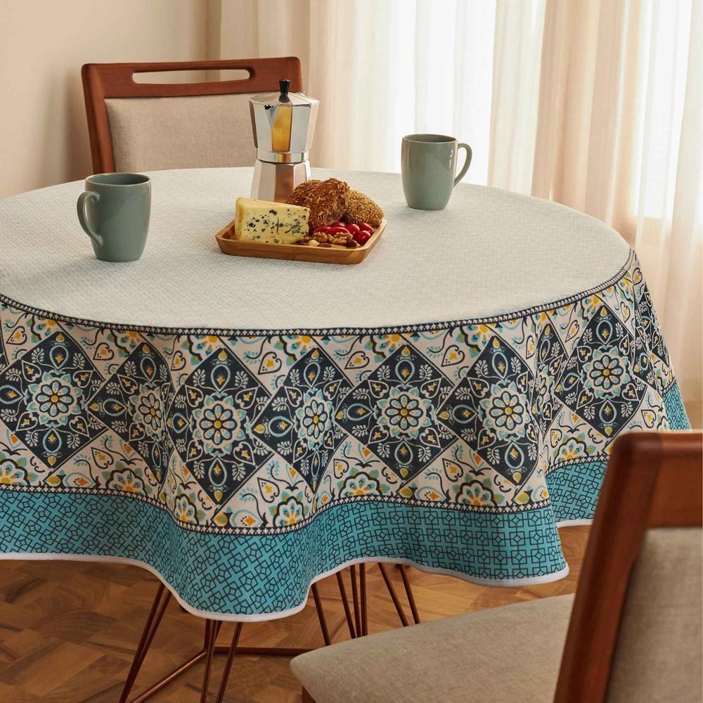 mesa faianca redonda