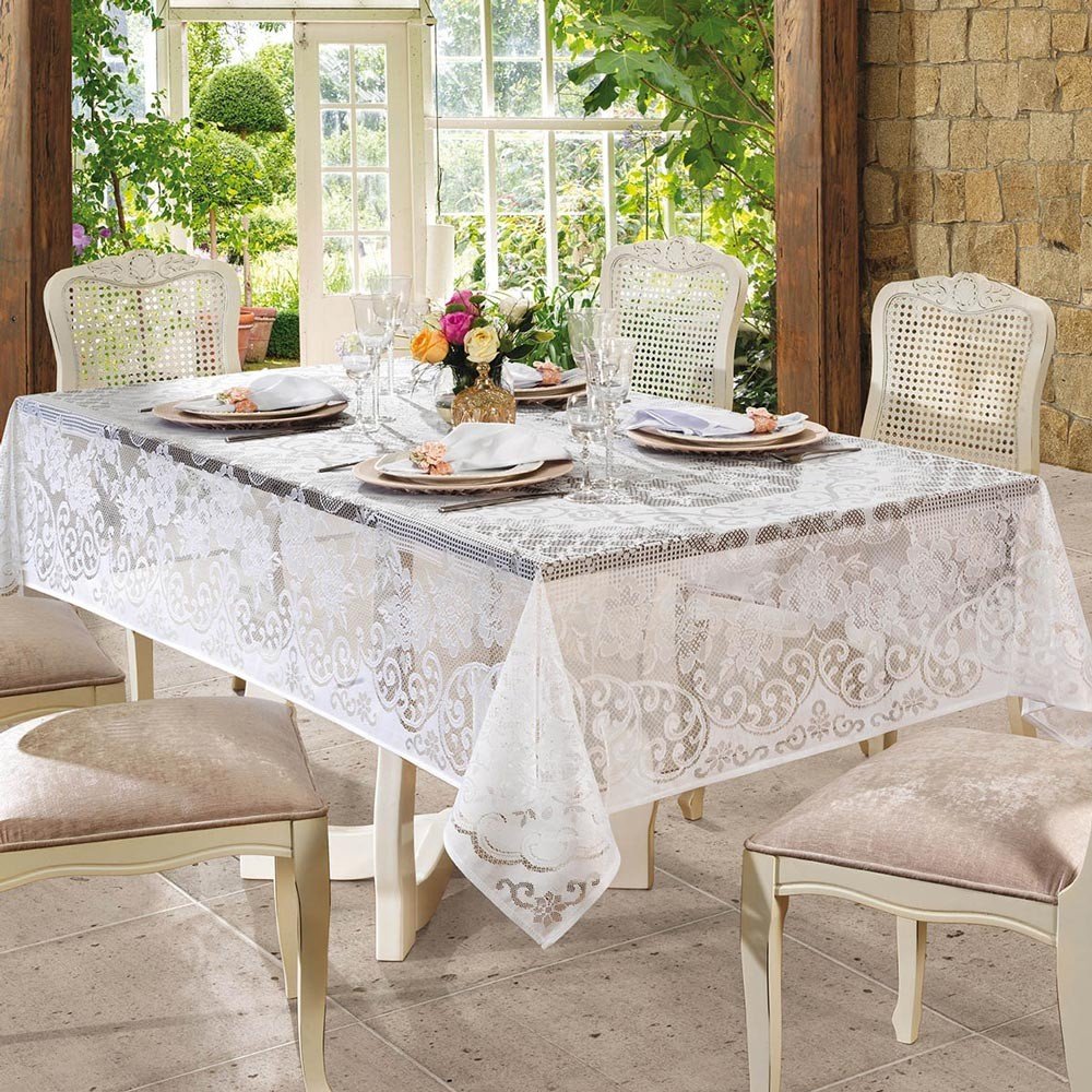 mesa rosas retangular