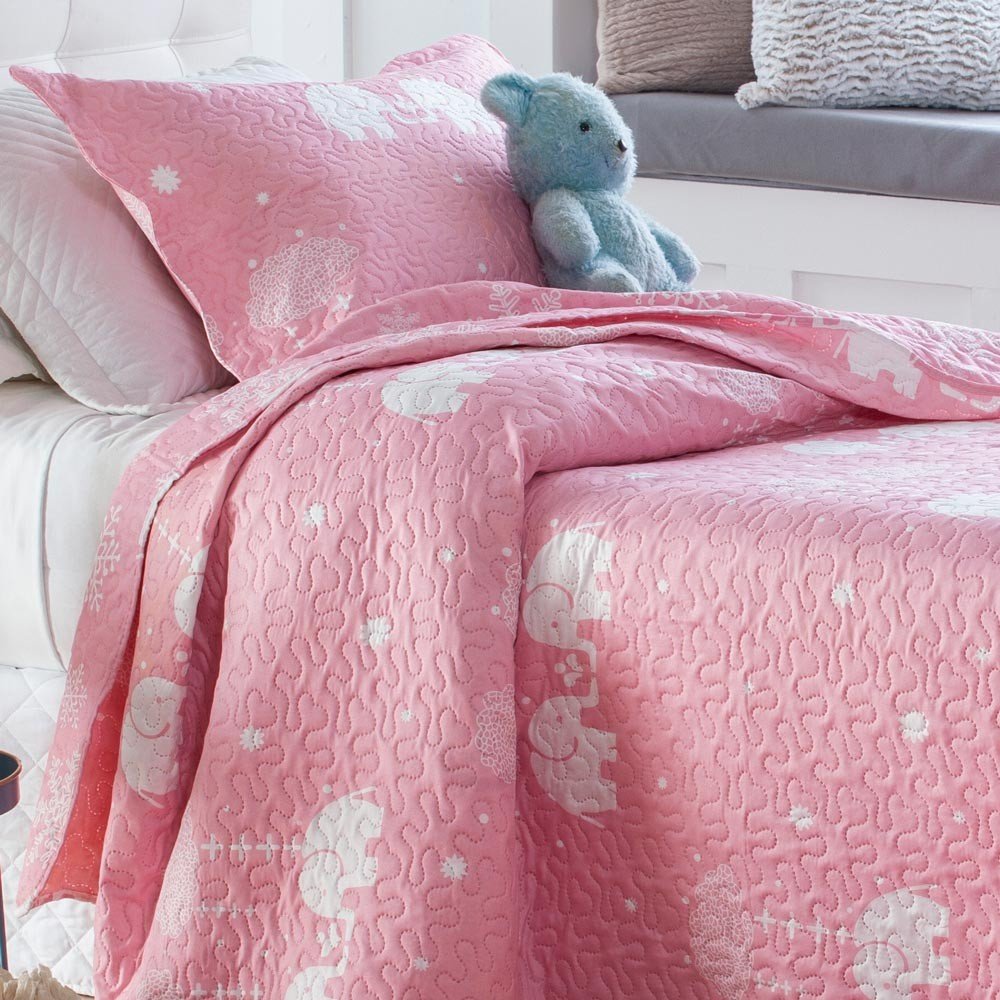 colcha elefante rosa1