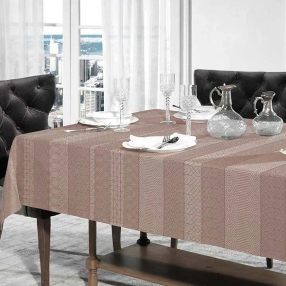 toalha de mesa quadrada karsten venturini bege