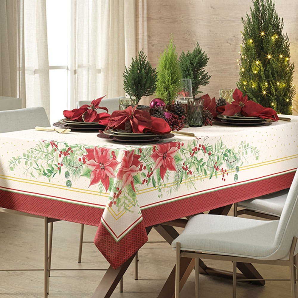 mesa natal flores de natal