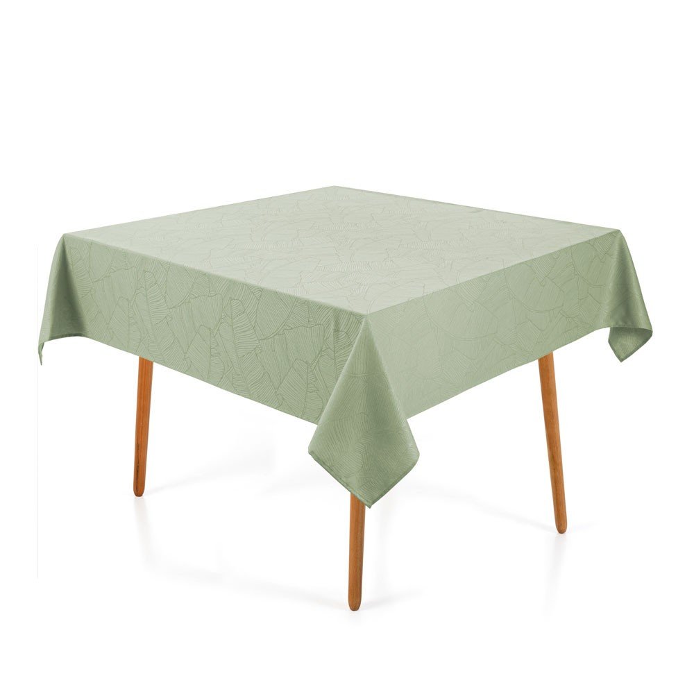 toalha de mesa herbare quadrada menta
