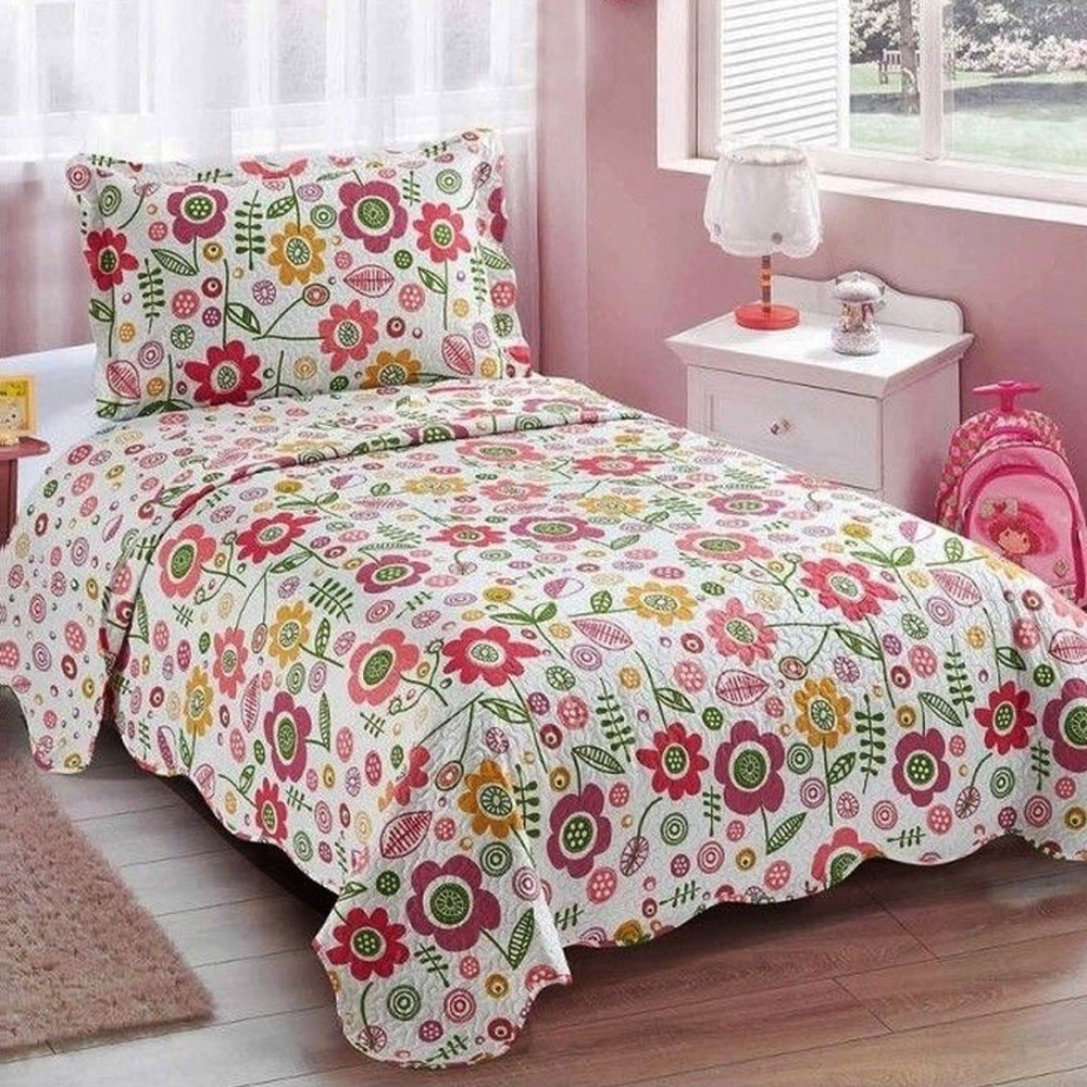 colcha flower power