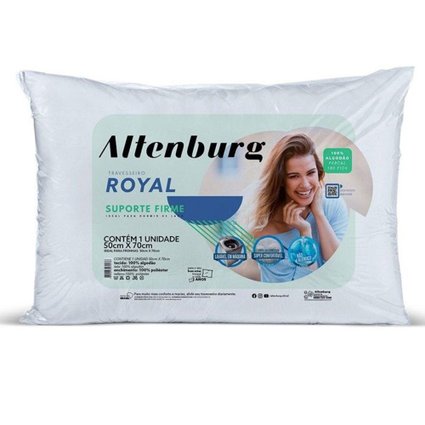 travesseiro royal suporte firme novo