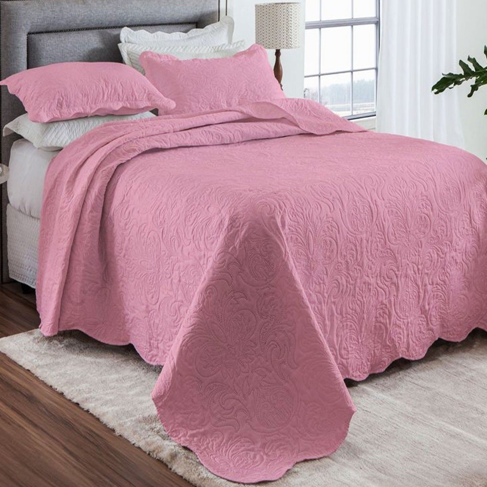 colcha classic rosa