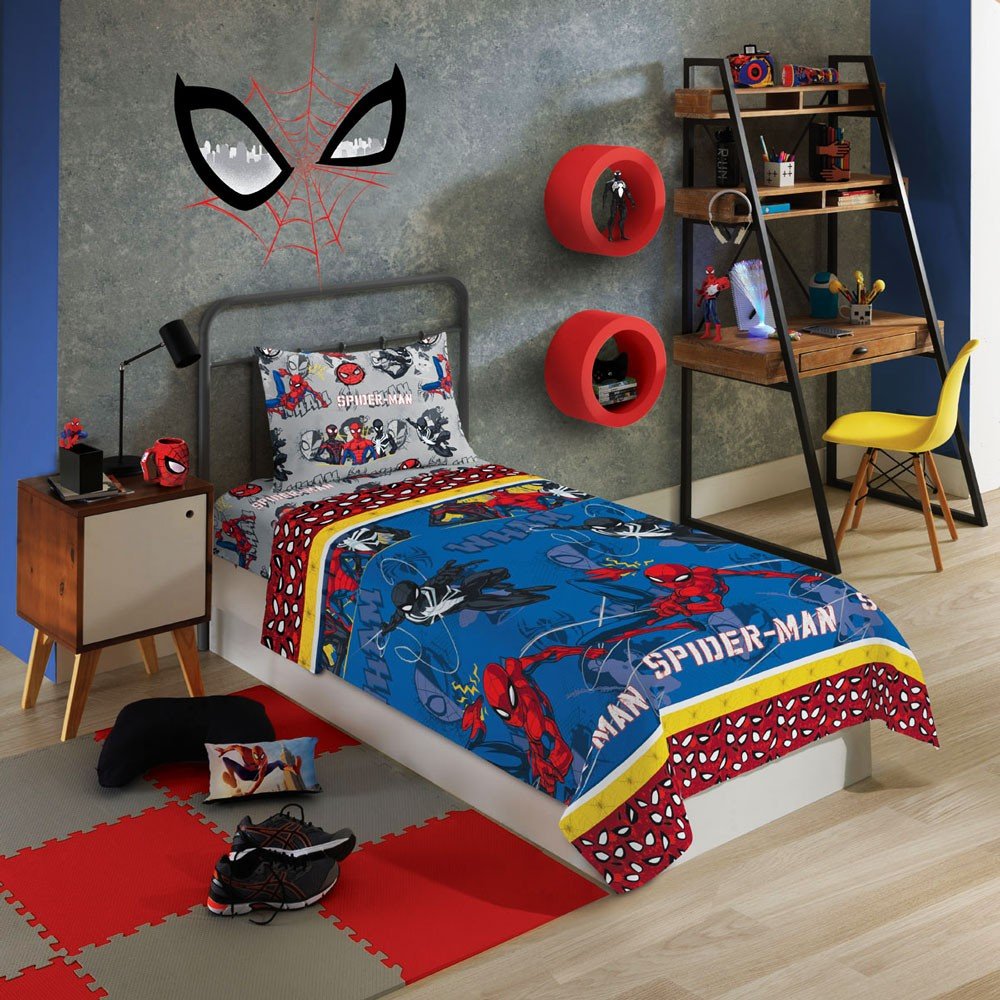jogo de cama spider man novo